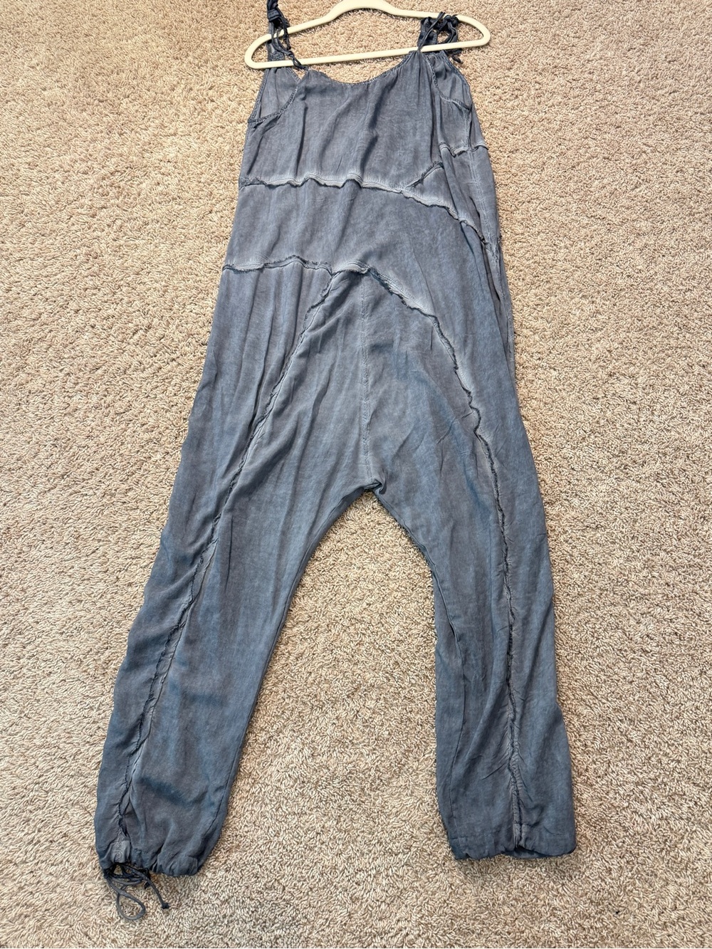 NWOT Free People Slouchy Relaxed Act Natural Shapeless Harem Romper One Piece XS - Picture 8 of 16